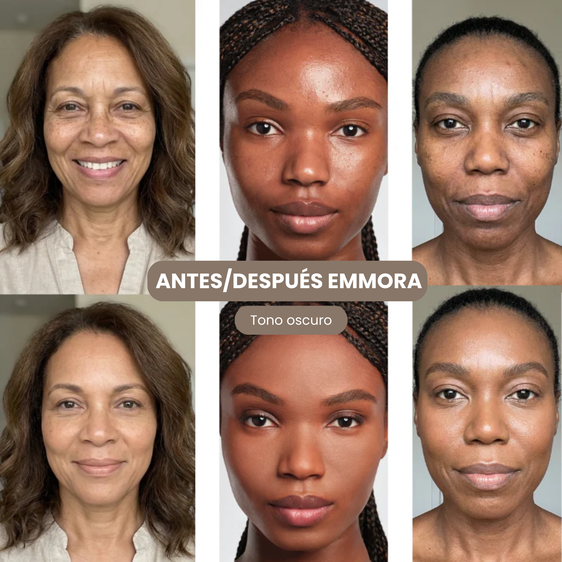 Base de maquillaje 2 en 1 con pincel integrado